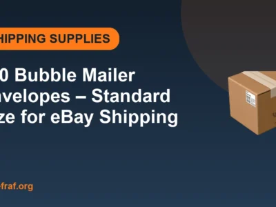 100 Bubble Mailer Envelopes – Standard Size for eBay Shipping